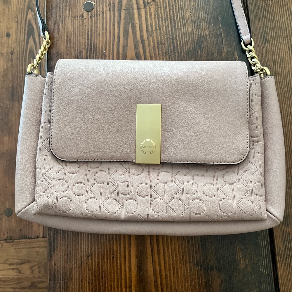 Calvin Klein pink shoulder